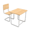 Wooden Desk And Chair