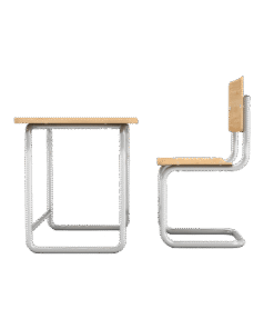 Wooden Desk And Chair - Image 3