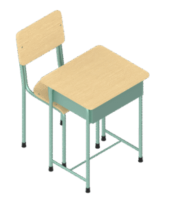 Steel Study Table