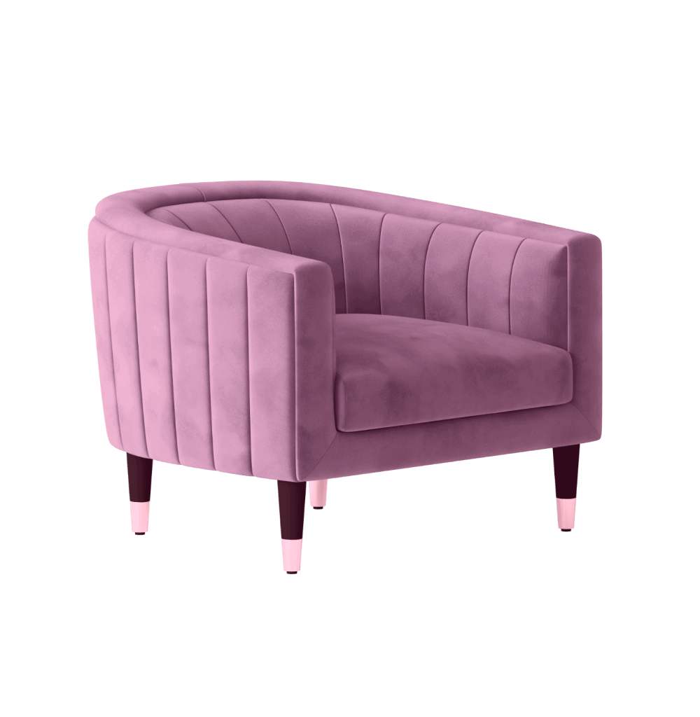 Velvet Relaxer Sofa - Image 4