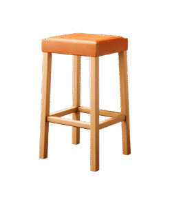 Modern Wooden Stool - Image 4