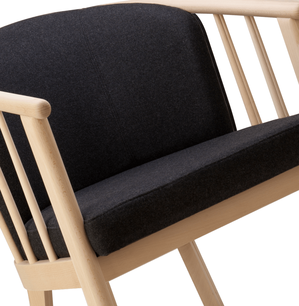 Solid Wood Chair - Image 3