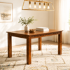 Adal 4 Seater Sheesham Wood Dining Table in Honey Finish