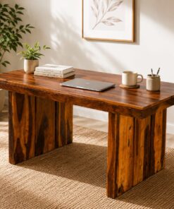 Apex 6 Seater Sheesham Wood Dining table in Honey Finish