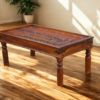 Carvin Sheesham Wood Coffee Table in Honey Finish