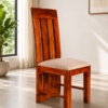 Coaster Sheesham Wood Dining Chair in Honey Finish