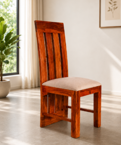 Coaster Sheesham Wood Dining Chair in Honey Finish