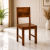 Data Sheesham Wood Dining Chair in Honey Finish