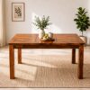 Extentable Sheesham Wood Dining table in Honey Finish