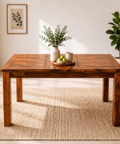 Extentable Sheesham Wood Dining table in Honey Finish