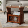 Grill Sheesham Wood Book rack in Honey Finish