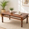 Grill Sheesham Wood coffee table in Honey Finish