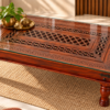 Jiksa Sheesham Wood coffee table in Honey Finish