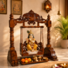 Kishana Jhula Sheesham Wood Temple in Honey Finish