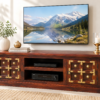 LT Tv cabinet in Honey Finish