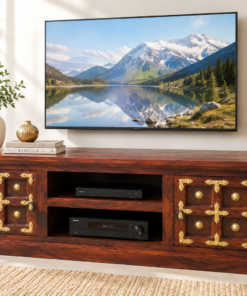 LT Tv cabinet in Honey Finish