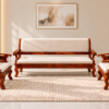 Majestic 5 seater Sheesham Wood sofa set in Honey Finish