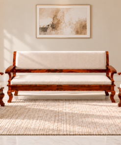 Majestic 5 seater Sheesham Wood sofa set in Honey Finish