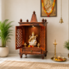 Maurya Sheesham Wood Temple with 2 Door