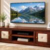 Moon Tv cabinet in Honey Finish