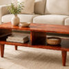 Peek Sheesham Wood coffee table in Honey Finish