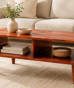 Peek Sheesham Wood coffee table in Honey Finish