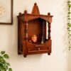 Precious Sheesham Wood Temple in Honey Finish