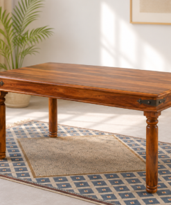 Takhat Sheesham Wood Dining Table in Honey Finish