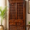 Unniverse Sheesham Wood Temple in Honey Finish